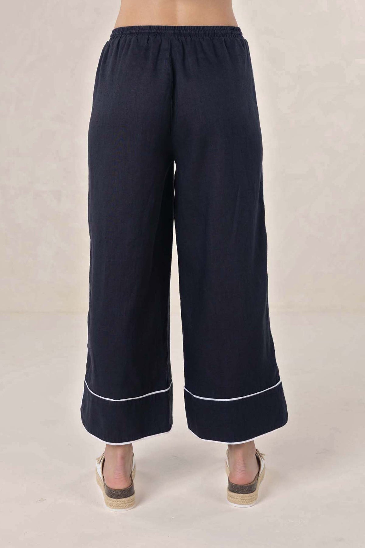PANT LUGANO - NAVY/WHITE