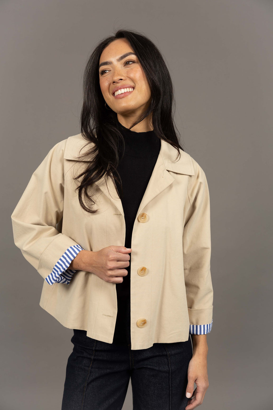 COAT DASH - STONE