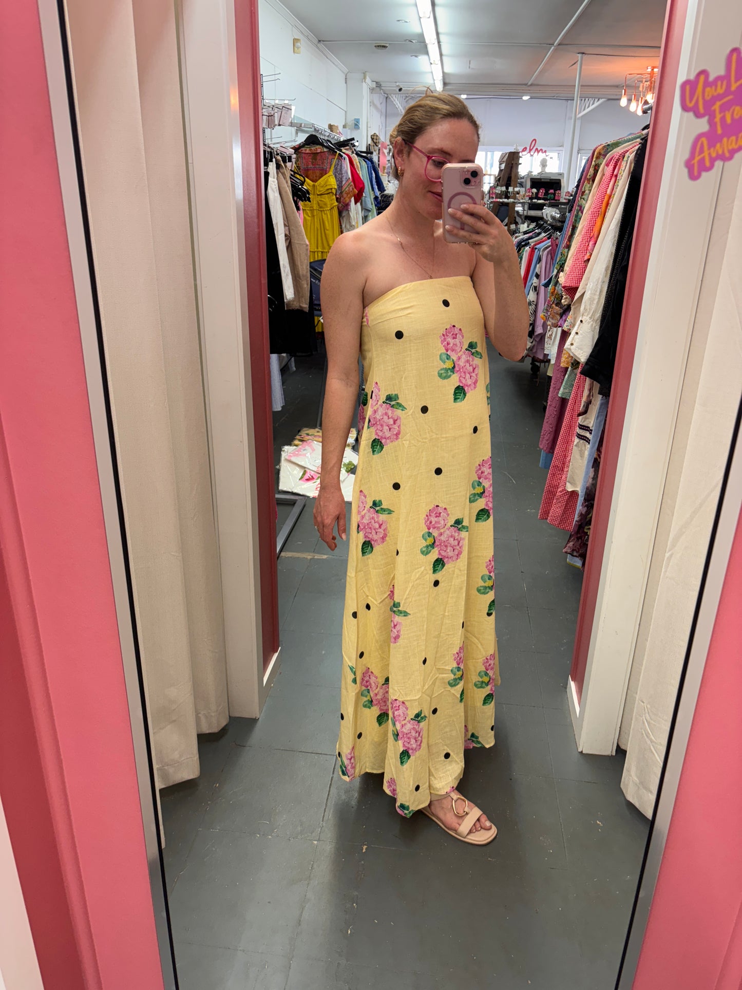 DRESS HYDRANGEA MAXI