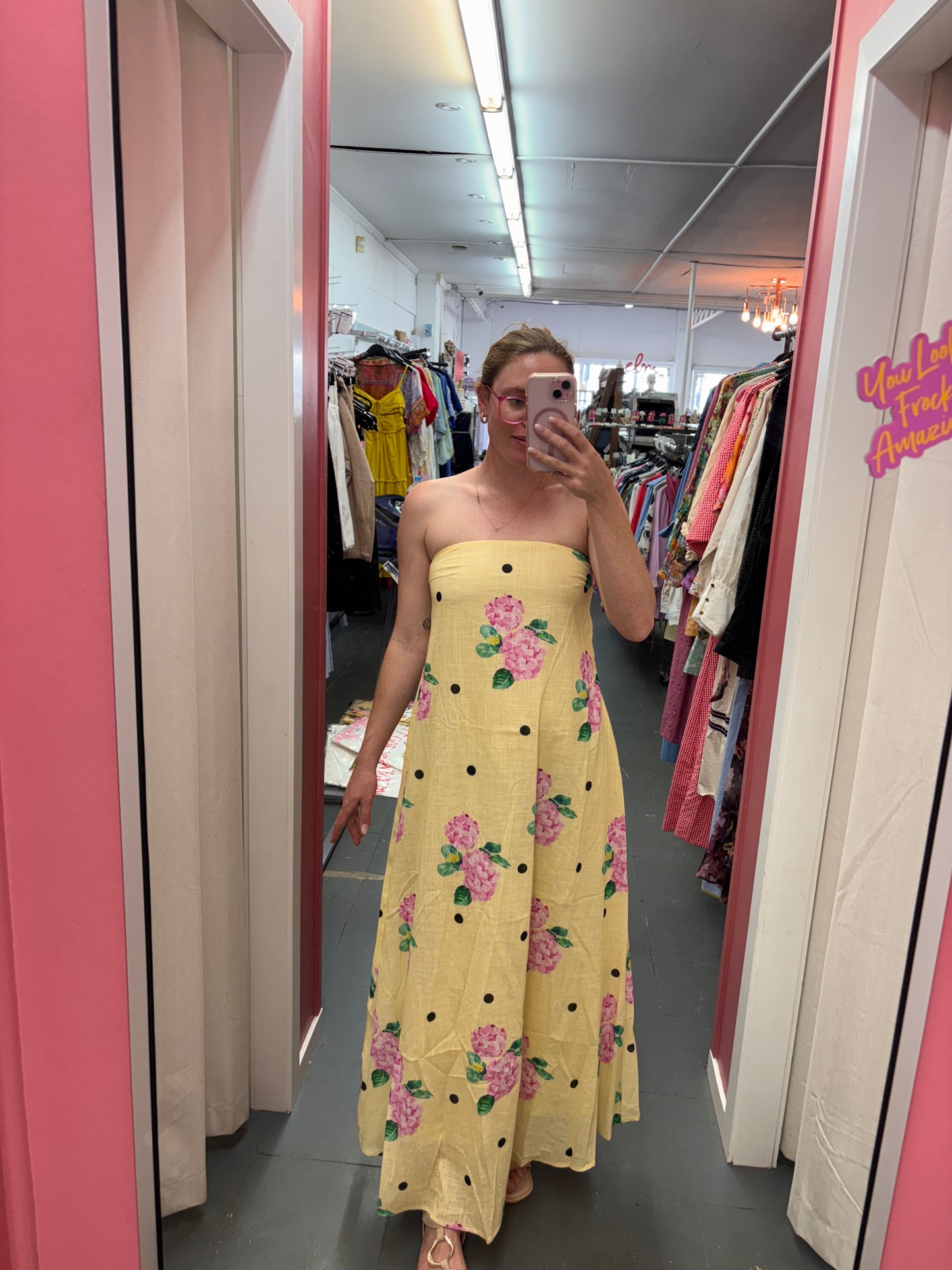 DRESS HYDRANGEA MAXI