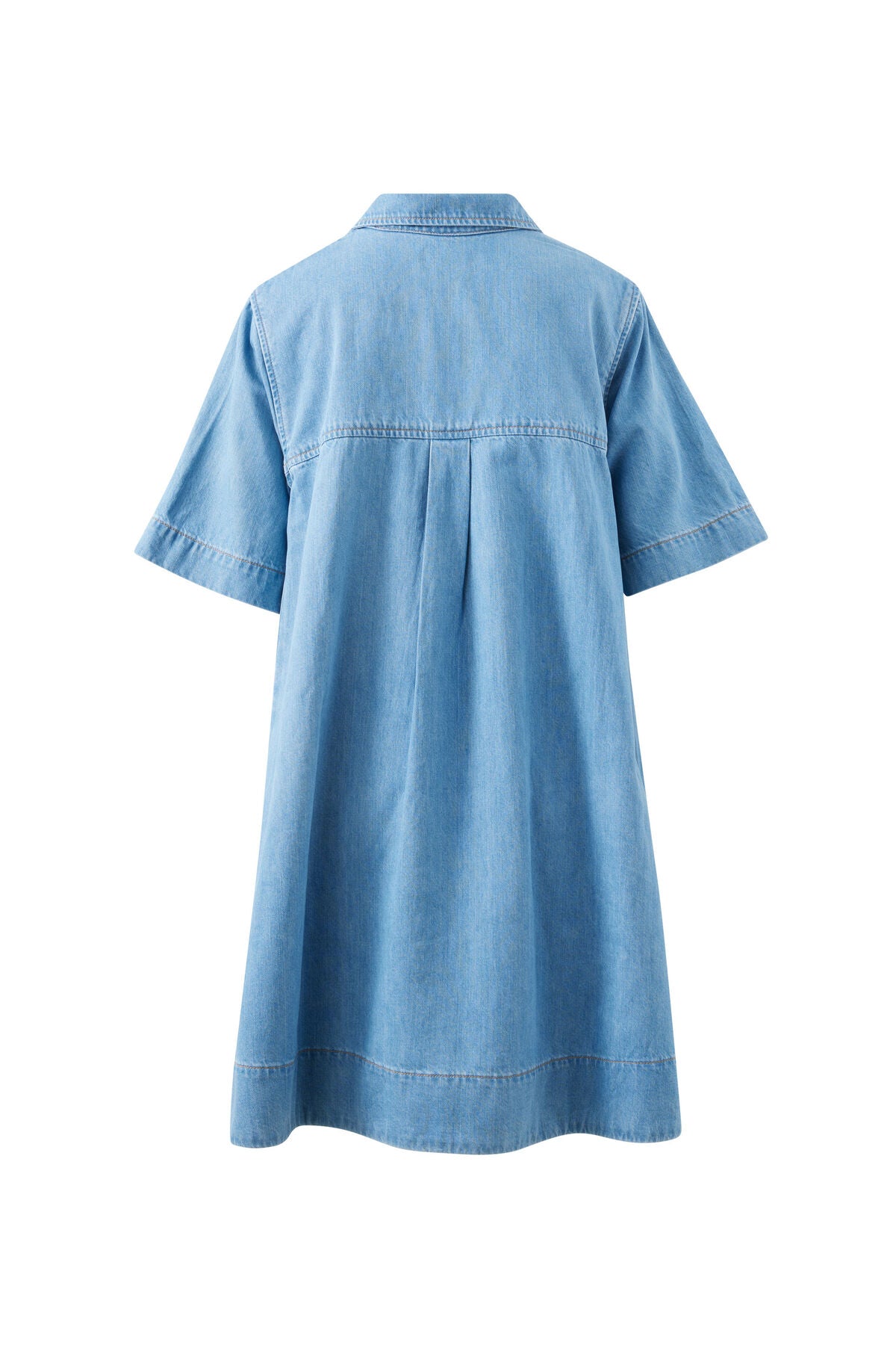 DRESS MILLY SHORT SLEEVE - VINTAGE BLUE