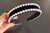 HEADBAND YORK BLACK VELVET