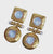 EARRINGS VITA GOLD & MOONSTONE