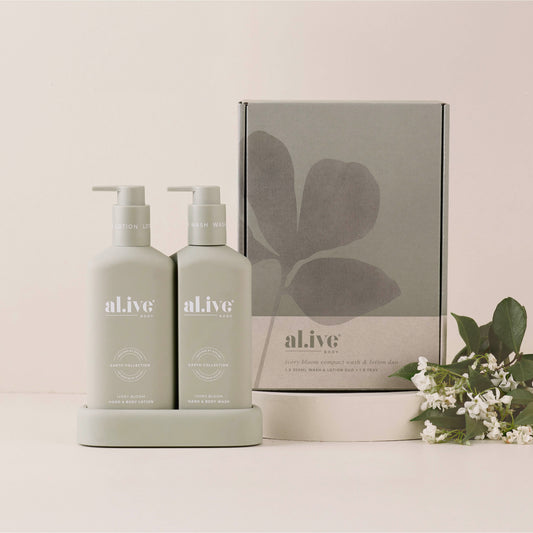 DUO COMPACT BATHROOM  - IVORY BLOOM