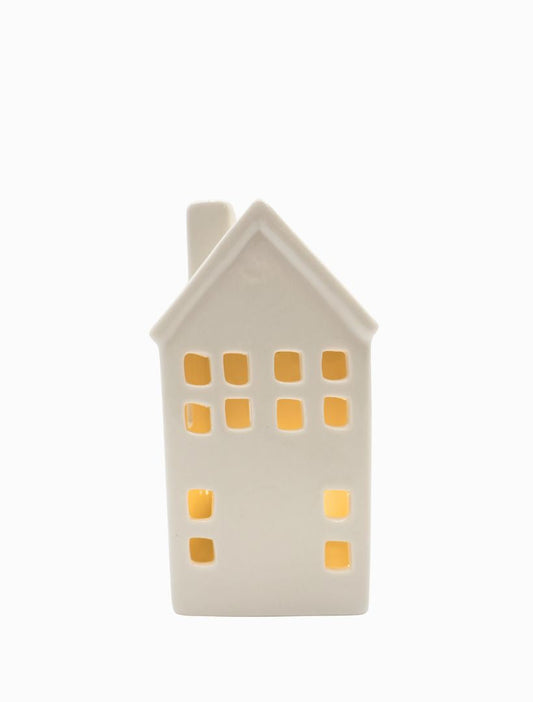 LIGHT UP PORCELAIN HOUSE - LARGE