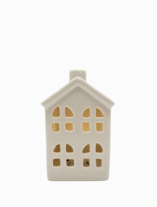 LIGHT UP PORCELAIN HOUSE - SMALL