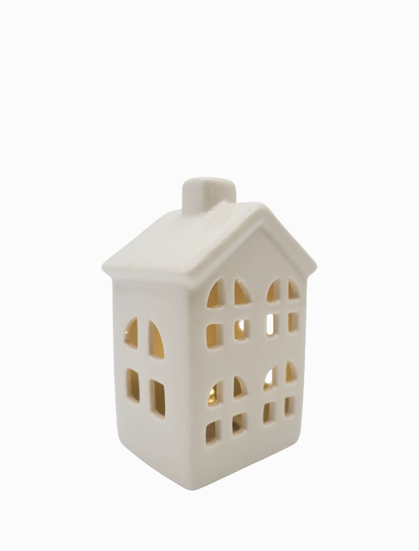 LIGHT UP PORCELAIN HOUSE - SMALL