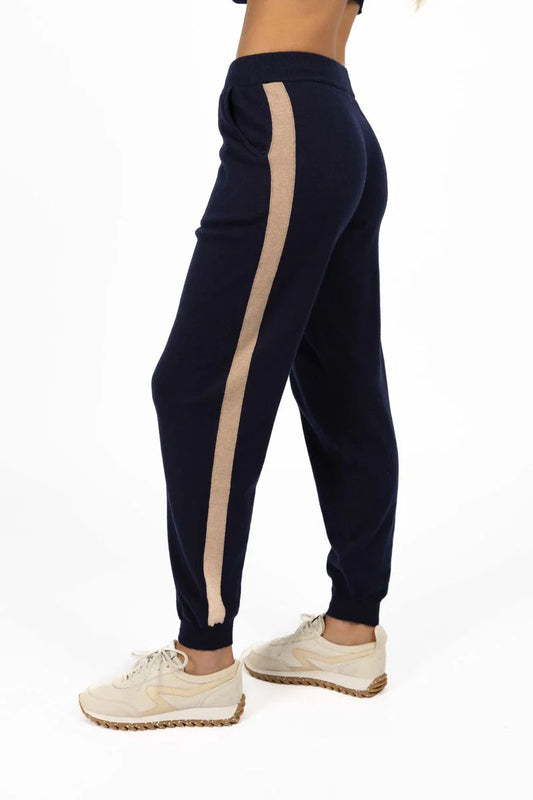 PANT CONTRAST MERCI - CHARCOAL/LATTE