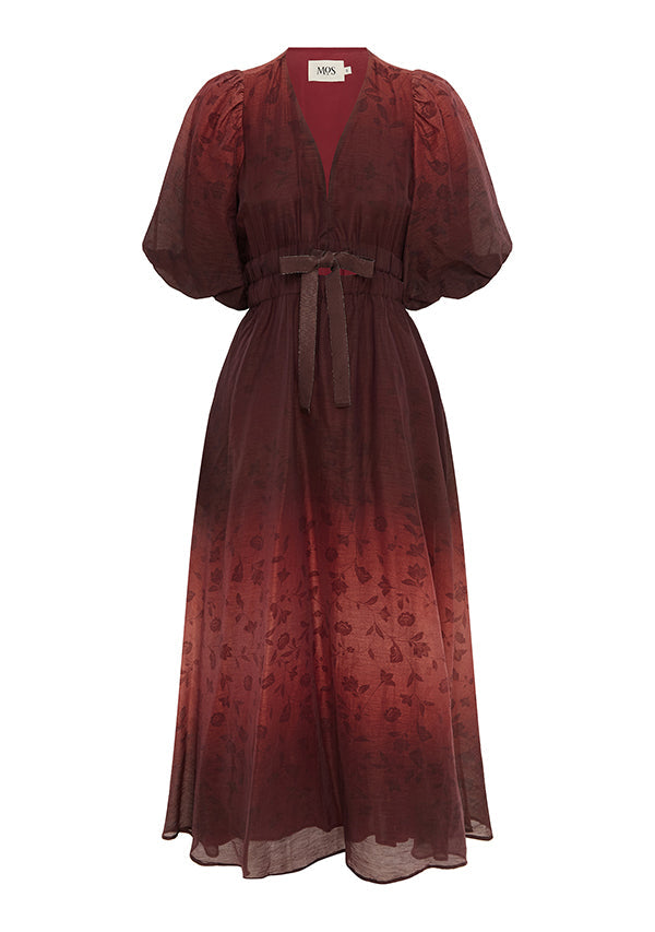 DRESS FRANKIE MIDI - FRANKIE PRINT