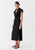 DRESS BELLE LINEN - BLACK