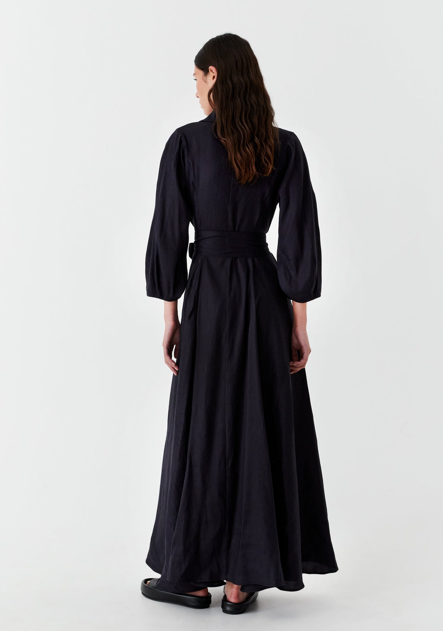 DRESS MADELYN SHIRT - NAVY