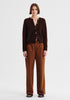 CARDIGAN ALBI KNIT - CHOCOLATE