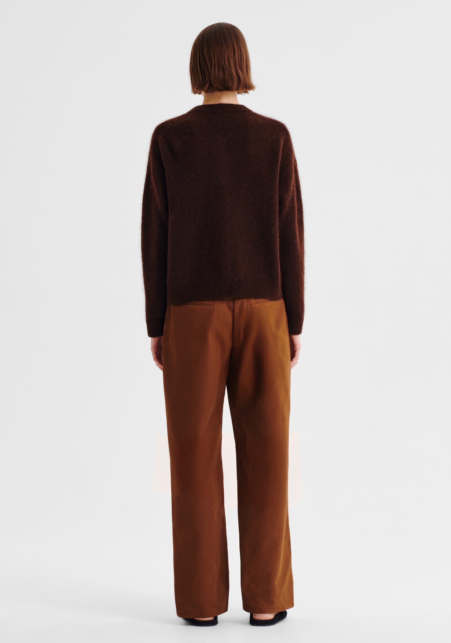 CARDIGAN ALBI KNIT - CHOCOLATE