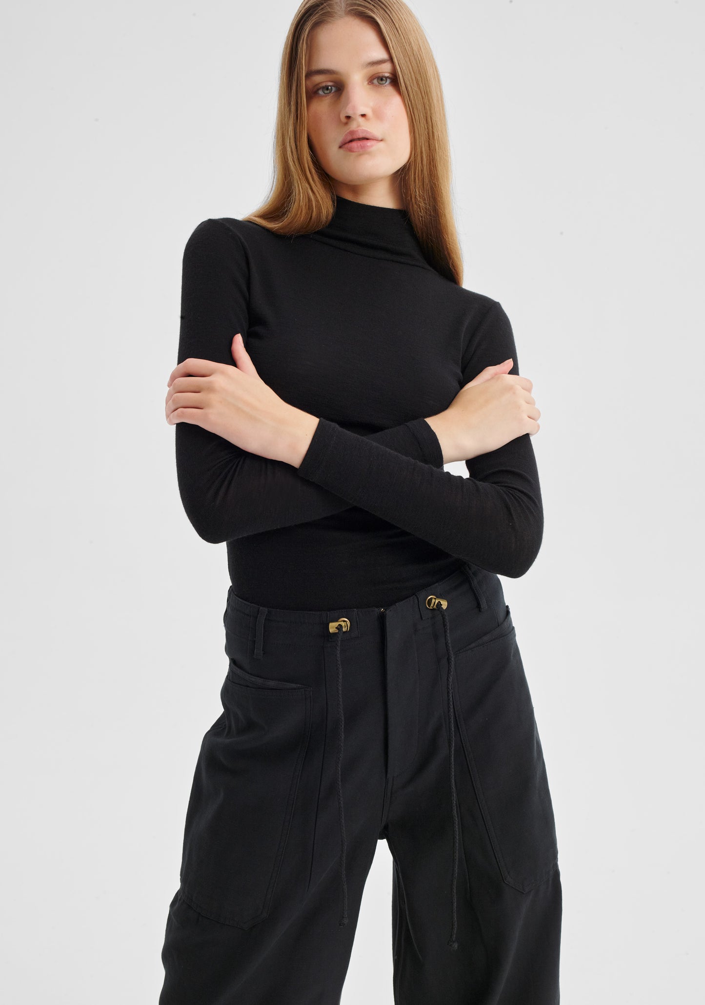 TOP MORRI MERINO HIGH NECK