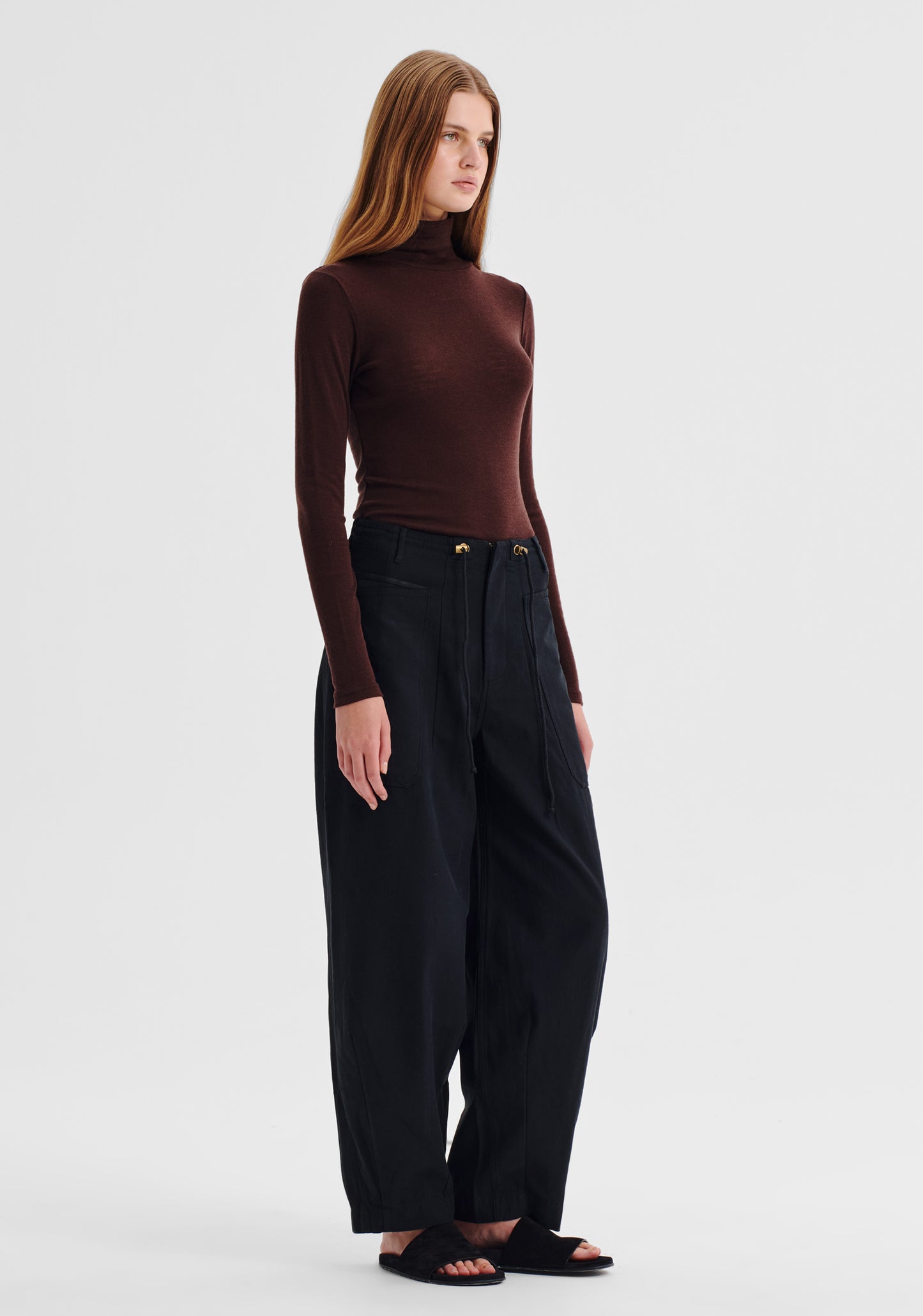 TOP MORRI MERINO HIGH NECK