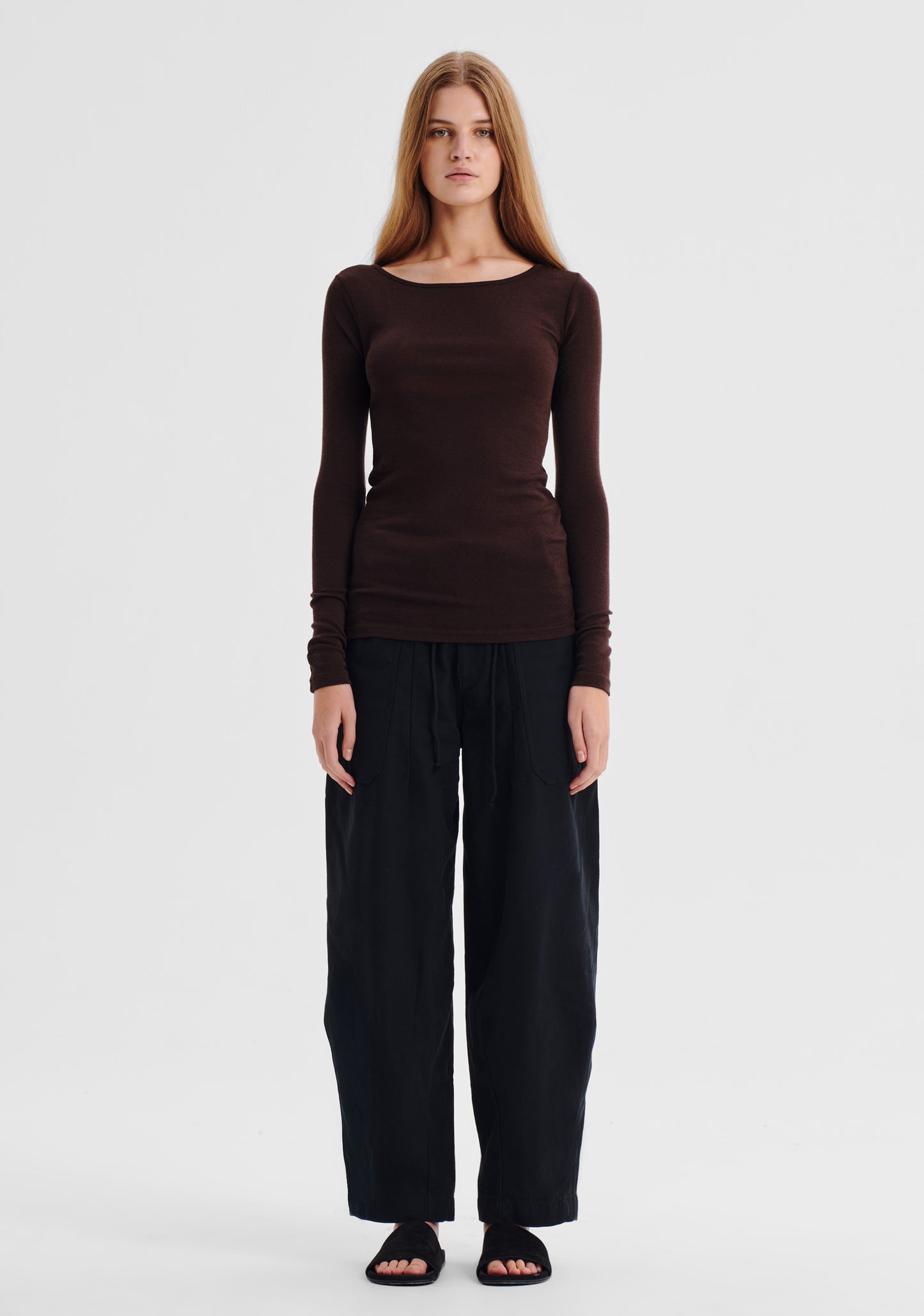 TOP MORRI MERINO ROUND NECK