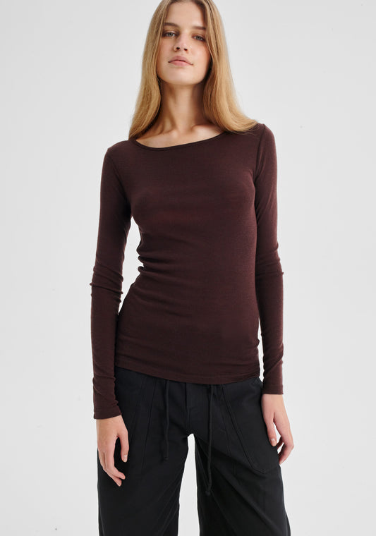 TOP MORRI MERINO ROUND NECK