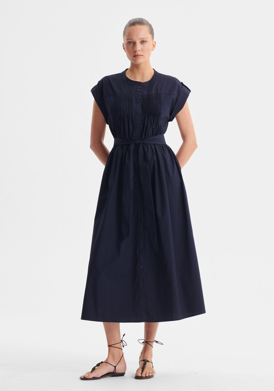DRESS ROMY SHIRTDRESS - NAVY