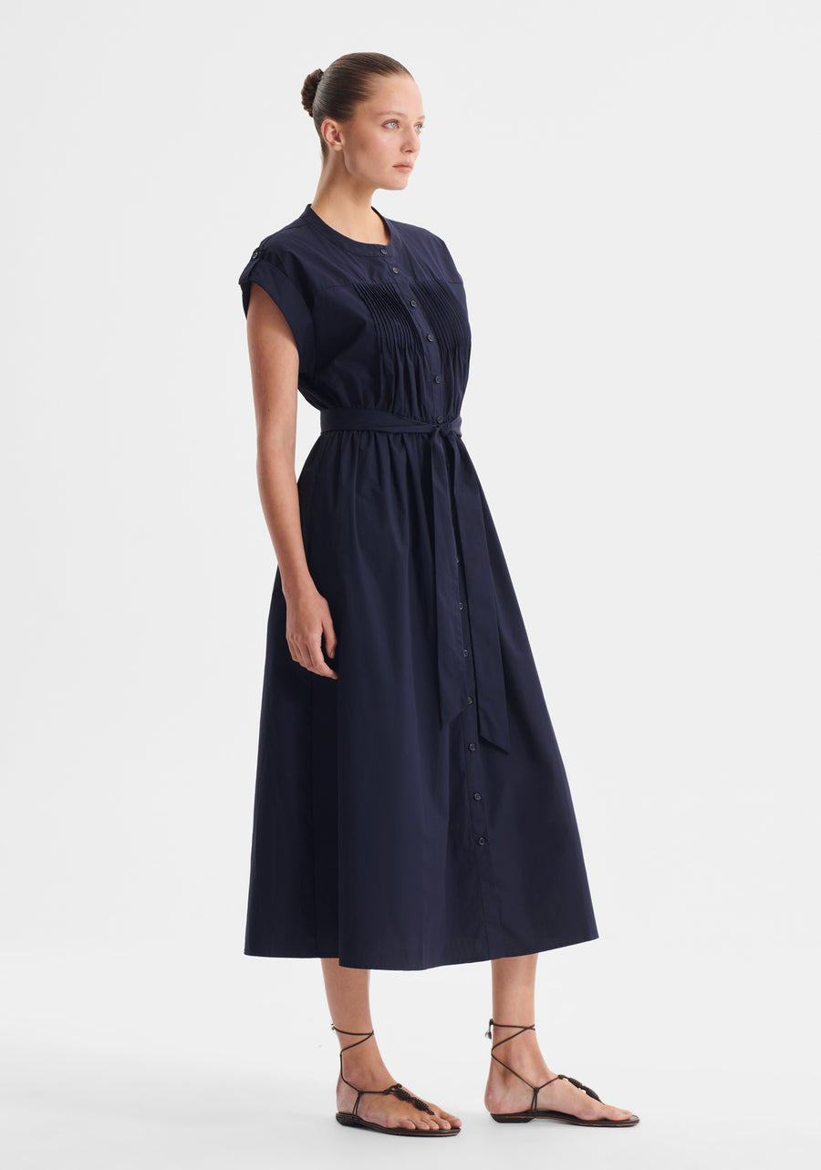 DRESS ROMY SHIRTDRESS - NAVY