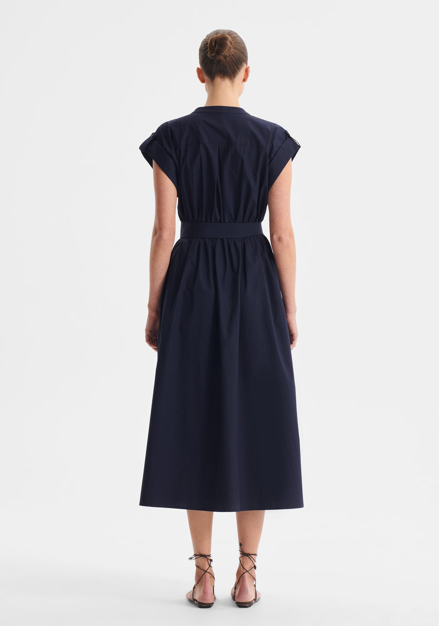 DRESS ROMY SHIRTDRESS - NAVY