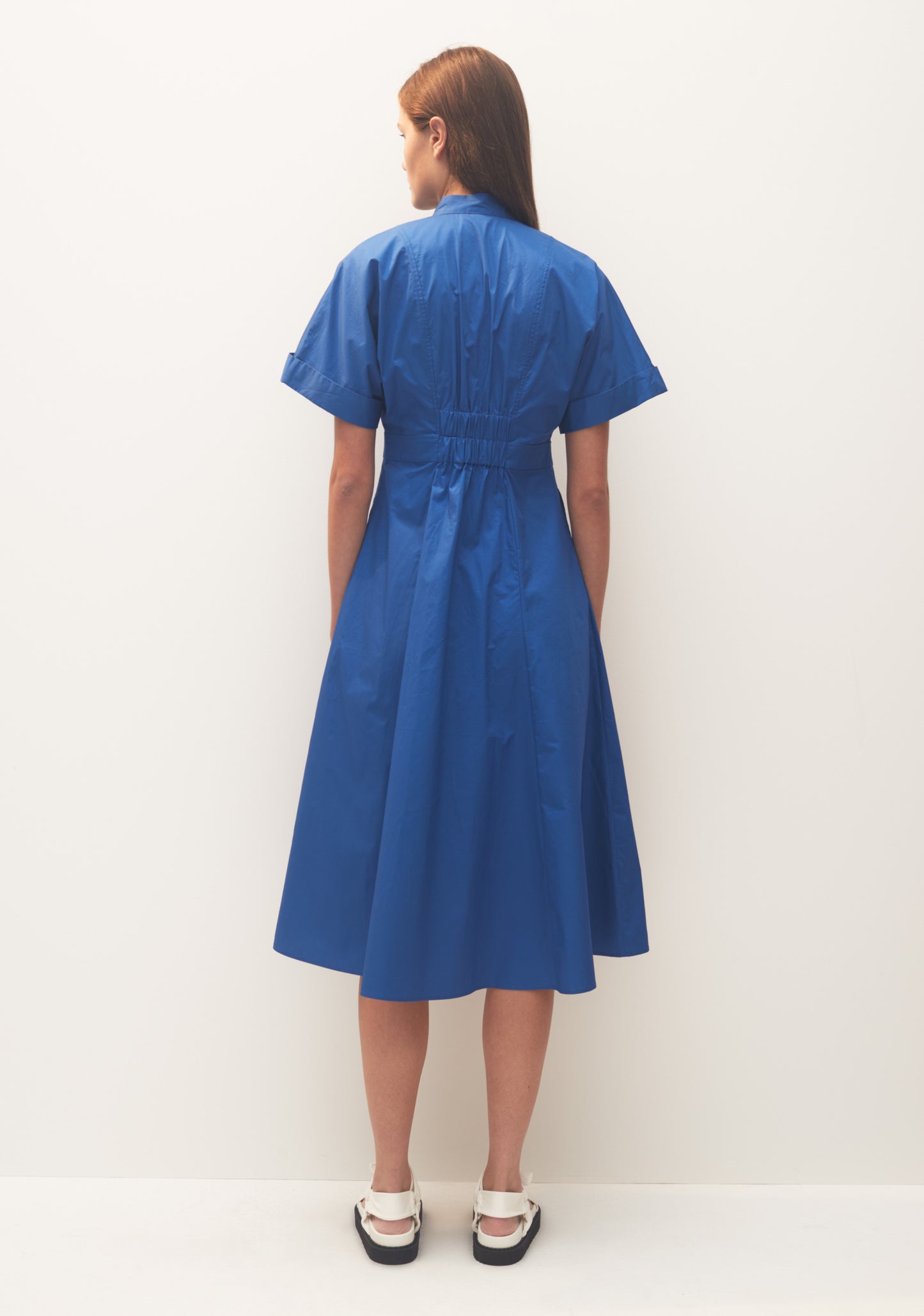 DRESS AMIREE SHIRT DRESS BLUE