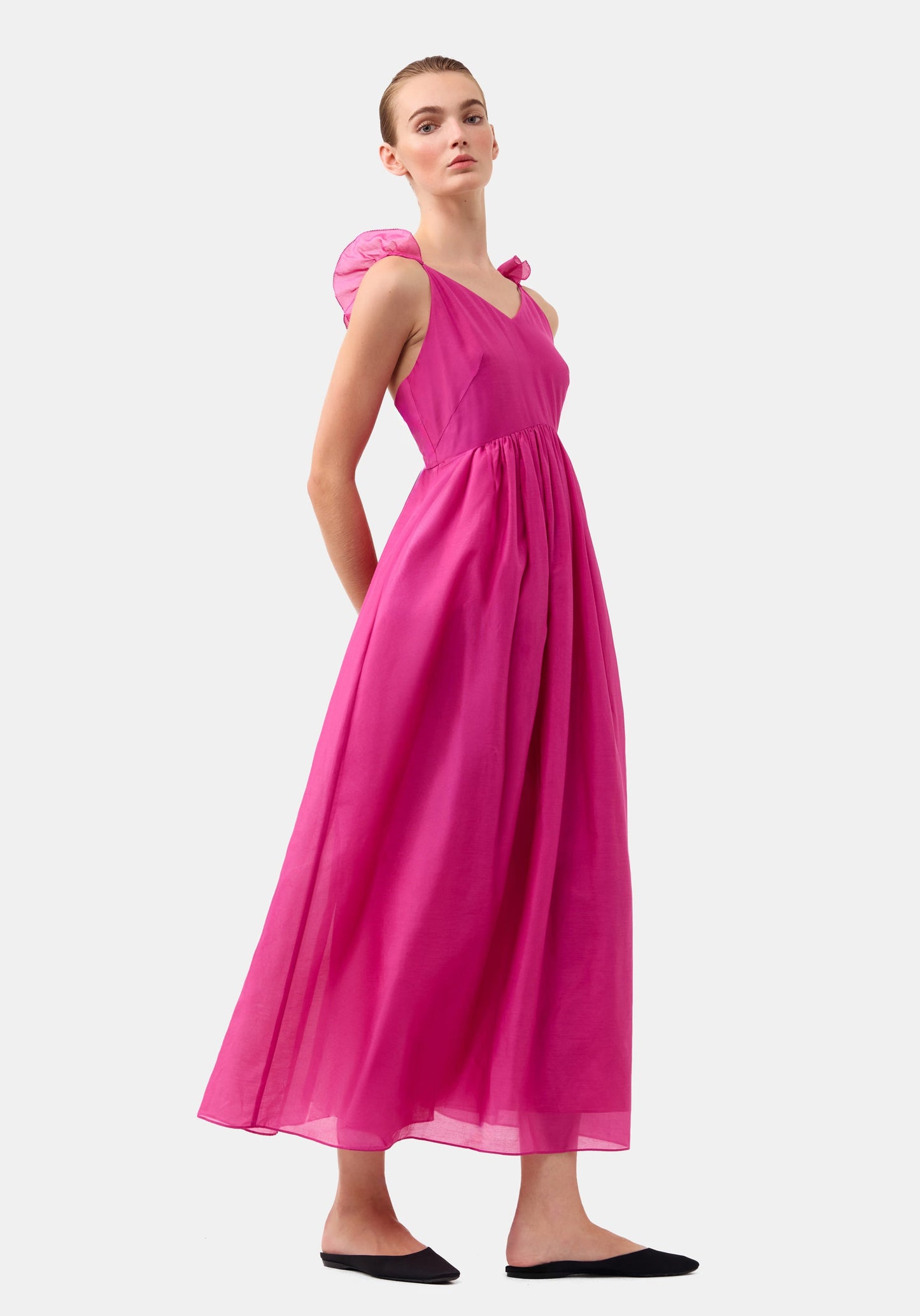 DRESS HARPER MAXI - MAGENTA - last one, size 2!