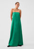 DRESS WILLOW STRAPLESS - EMERALD