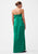 DRESS WILLOW STRAPLESS - EMERALD