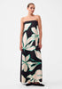 DRESS WILLOW STRAPLESS - PRINT