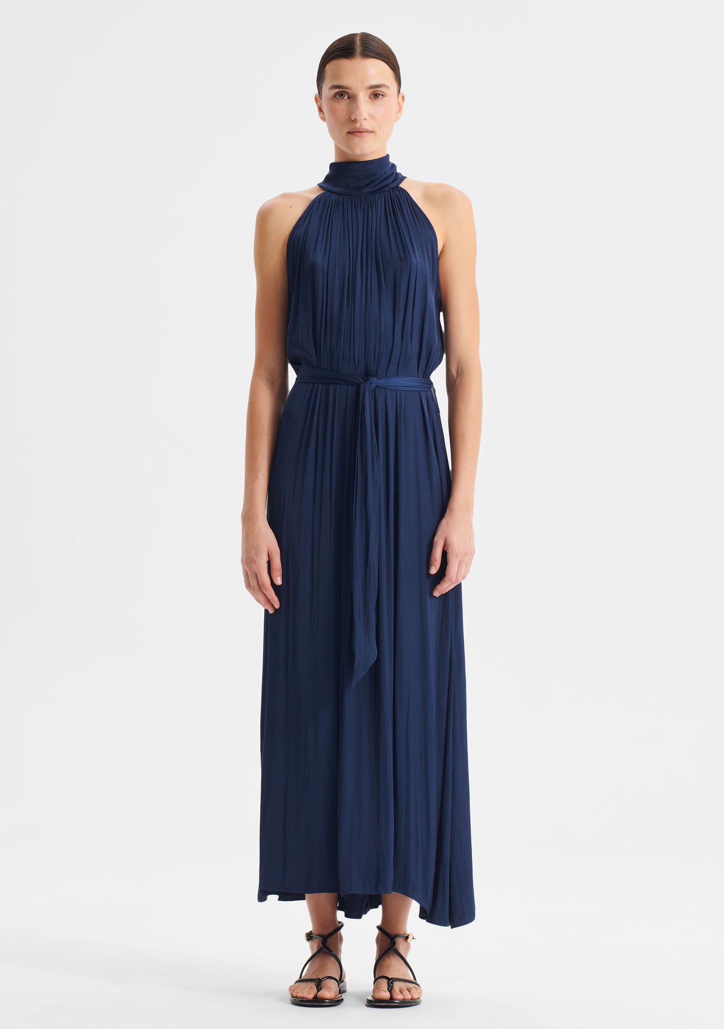DRESS CASSIDY MAXI - NAVY