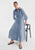 DRESS CONSTANCE SHIRT DRESS - SKY