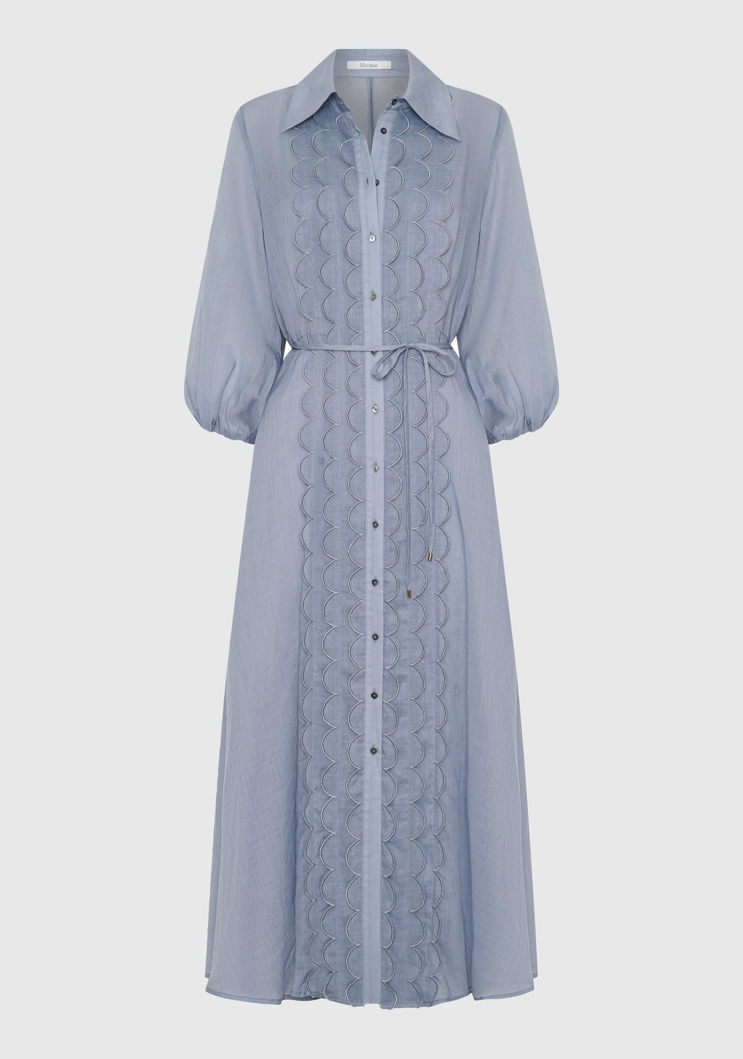 DRESS CONSTANCE SHIRT DRESS - SKY