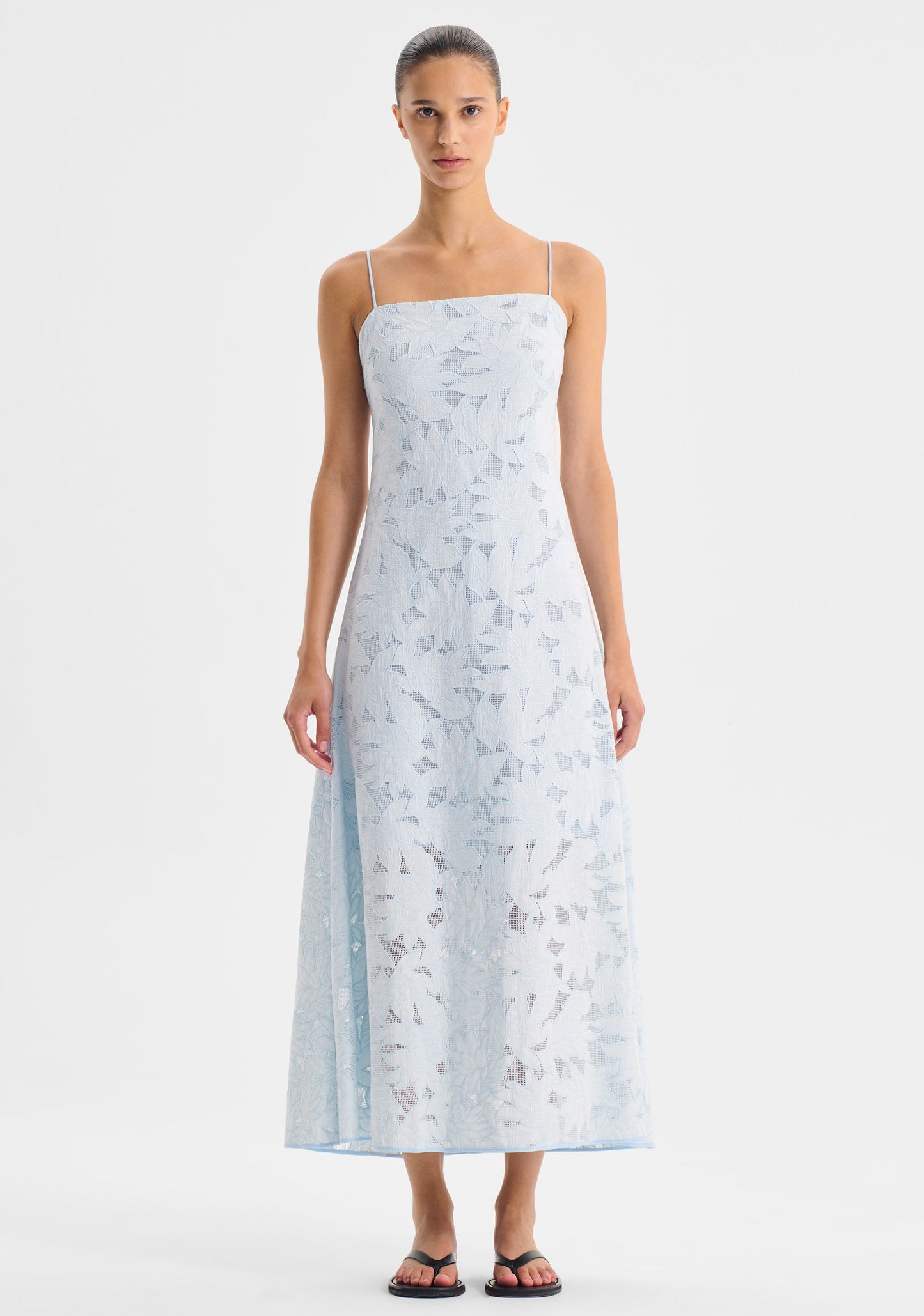 DRESS MARNIE ANGLAISE - PALE BLUE