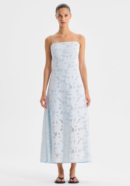 DRESS MARNIE ANGLAISE - PALE BLUE