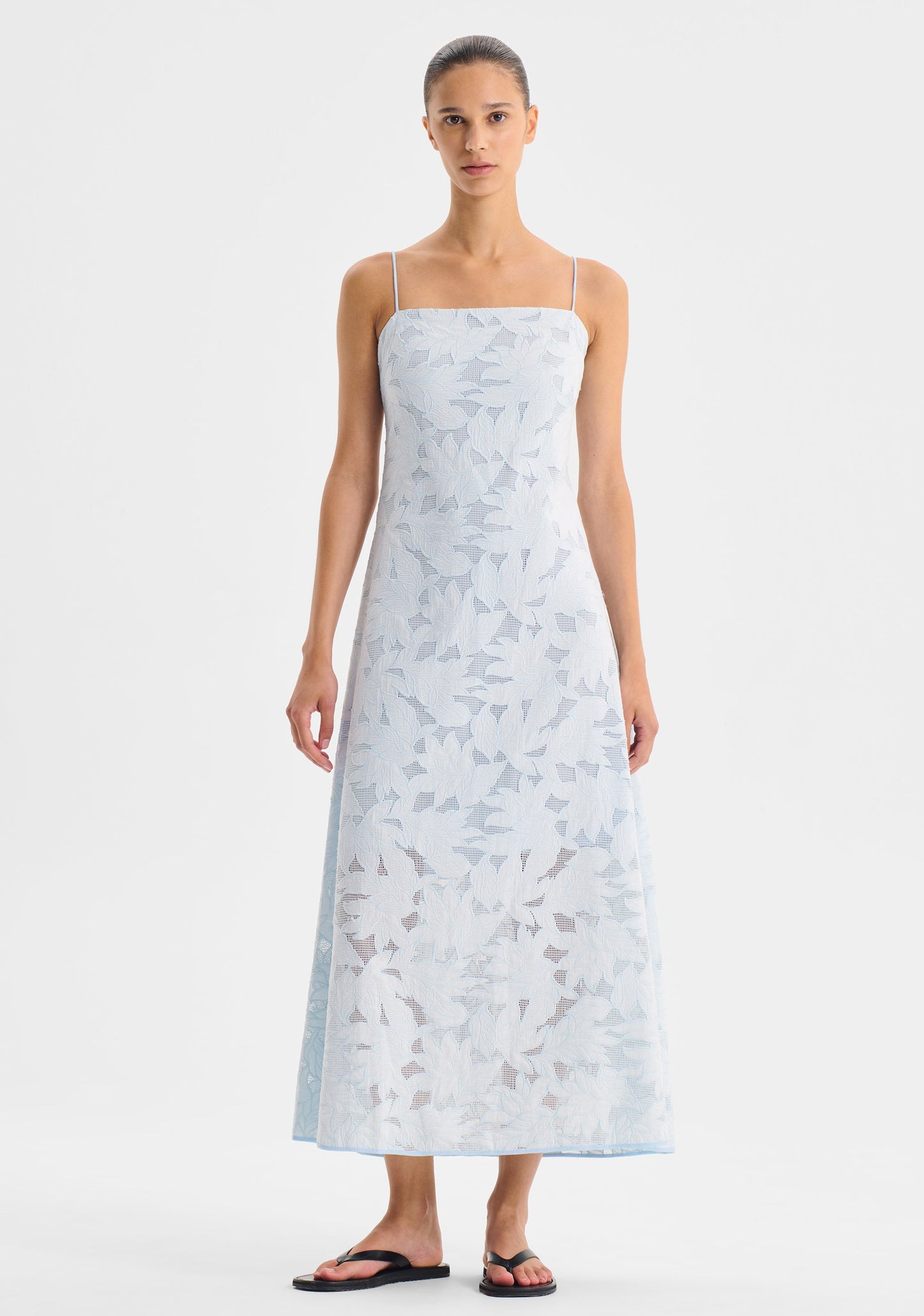 DRESS MARNIE ANGLAISE - PALE BLUE