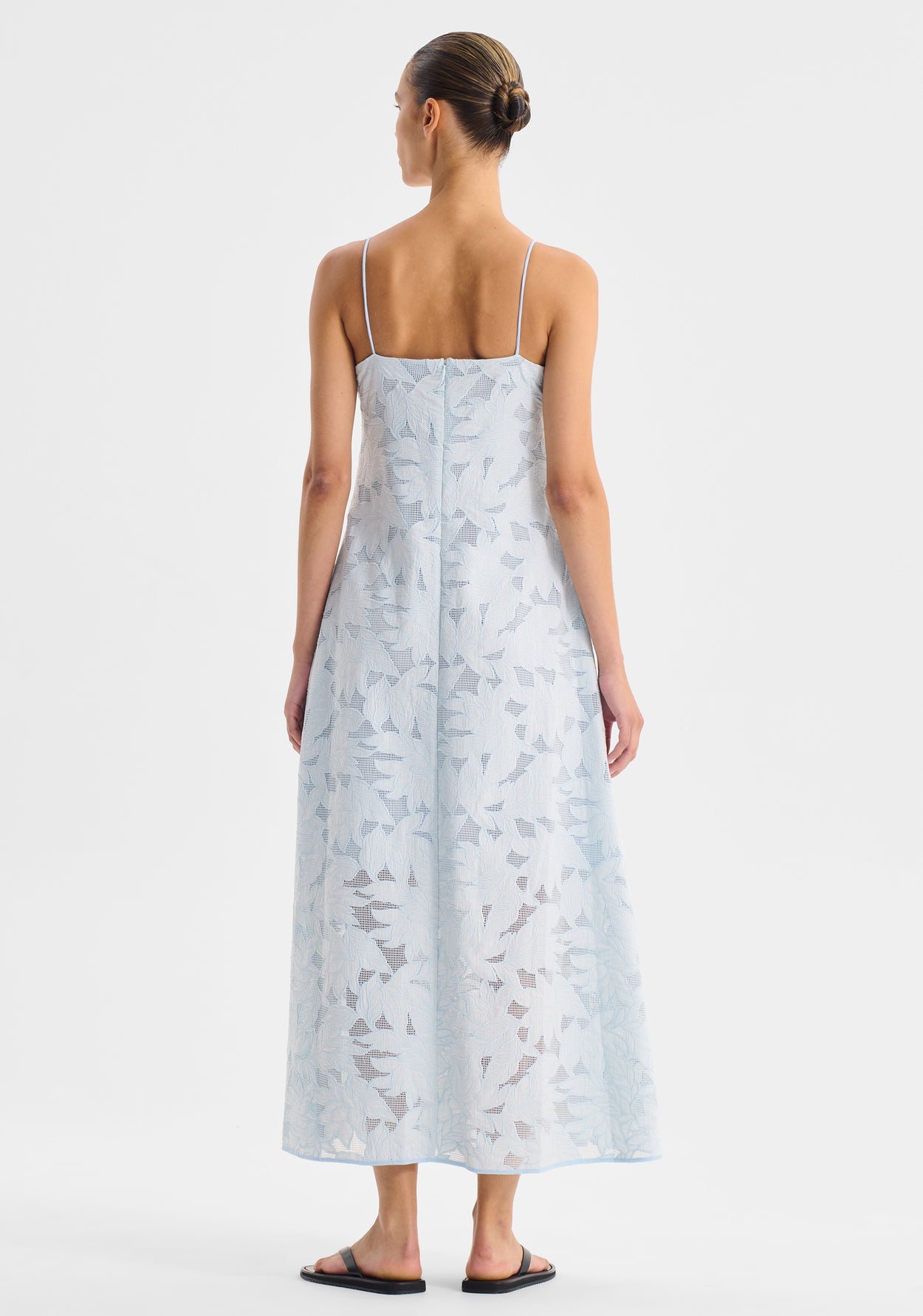 DRESS MARNIE ANGLAISE - PALE BLUE