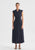 DRESS VERA WRAP - NAVY