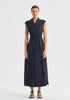 DRESS VERA WRAP - NAVY