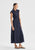 DRESS VERA WRAP - NAVY