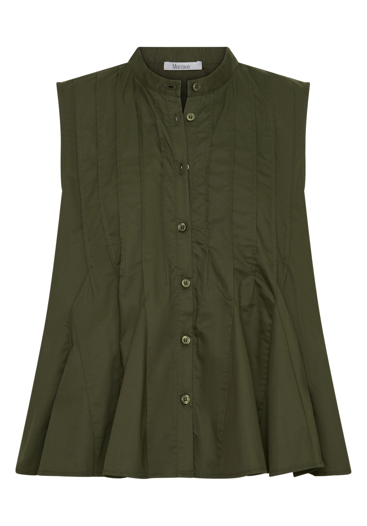 SHIRT DEVIN PINTUCK - OLIVE