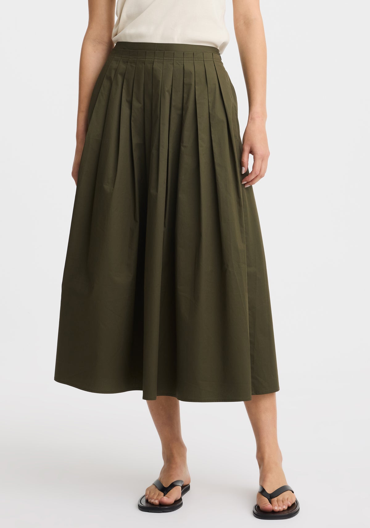 SKIRT DEVIN - OLIVE