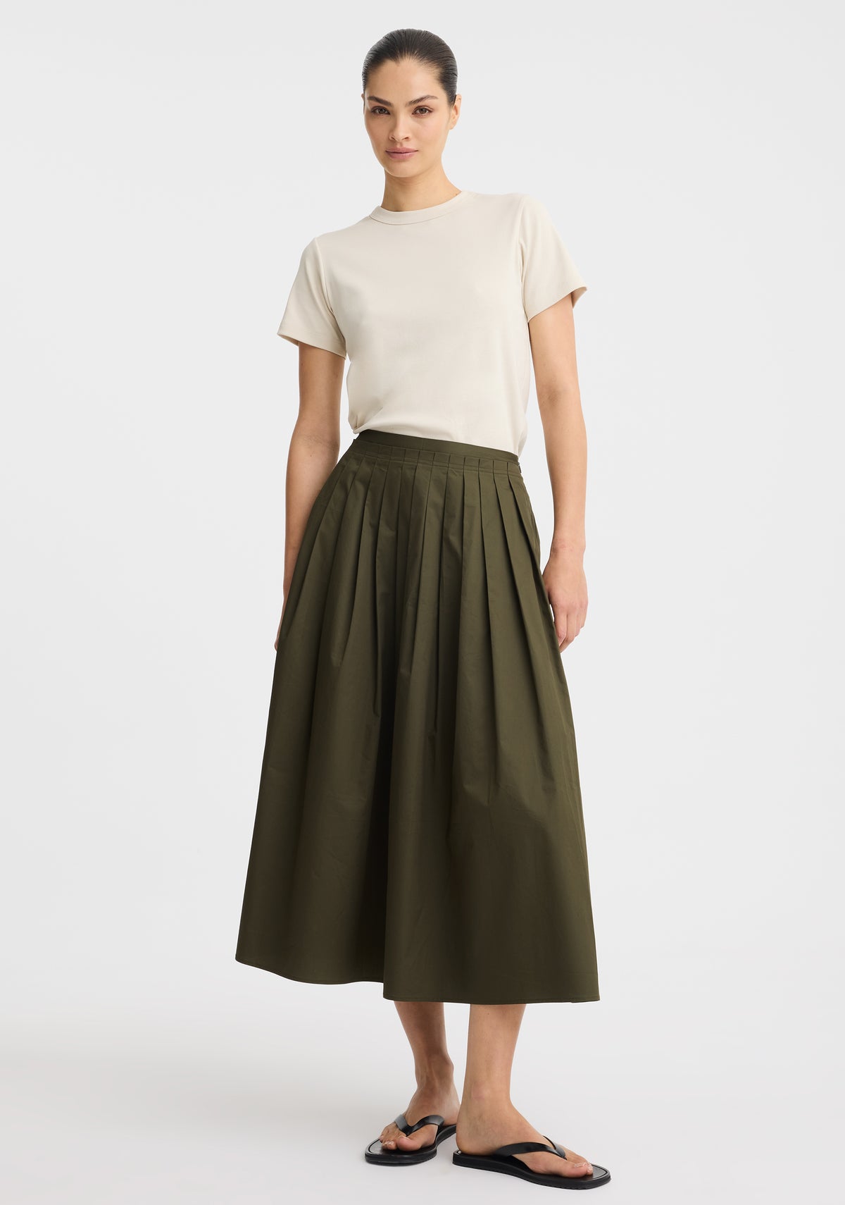 SKIRT DEVIN - OLIVE