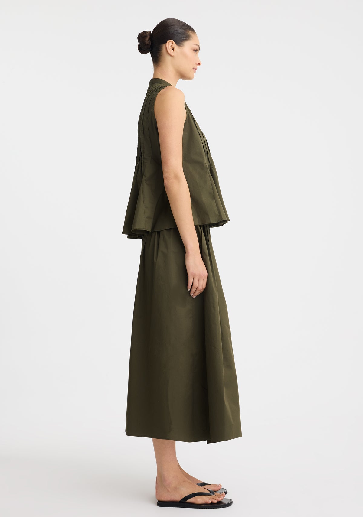SKIRT DEVIN - OLIVE
