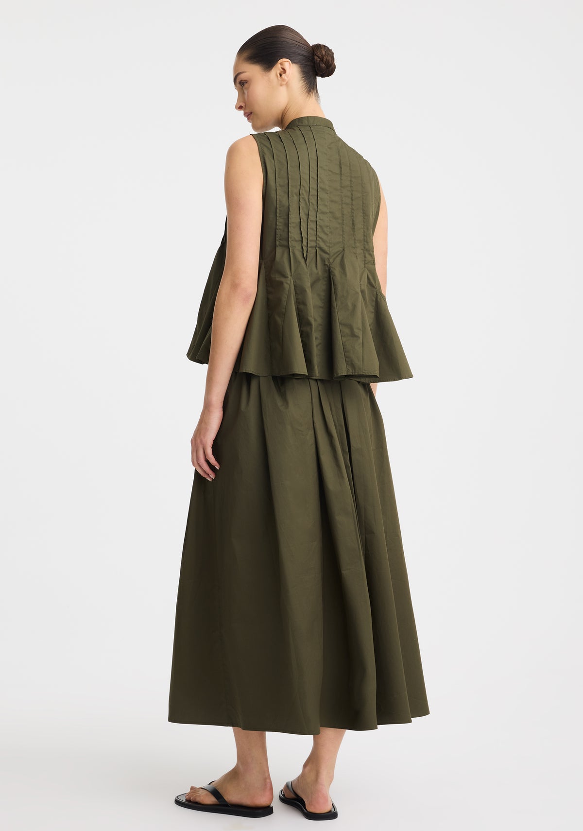 SKIRT DEVIN - OLIVE