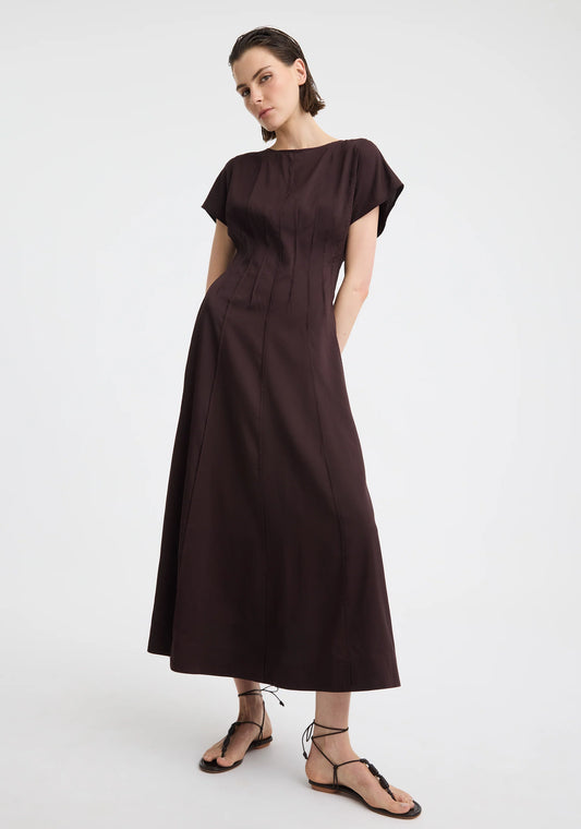 DRESS PENELOPE - CHOCOLATE