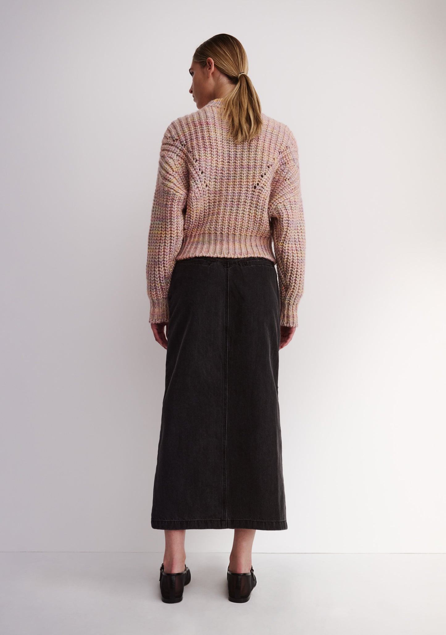 SKIRT NOIR DENIM