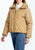 JACKET CROP PUFFER - CAMEL