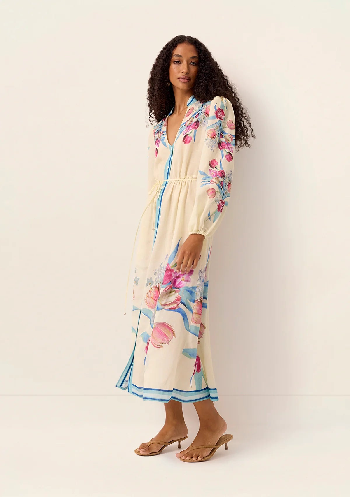 DRESS TULIP SHIRT DRESS