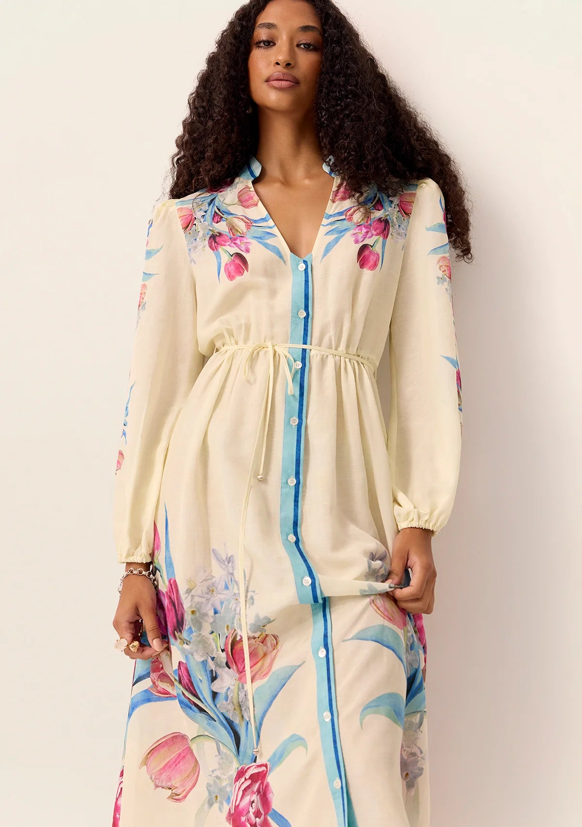 DRESS TULIP SHIRT DRESS