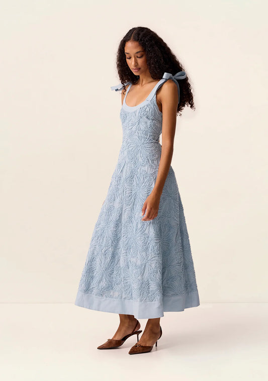 DRESS BLOSSOM STRAPPY MIDI